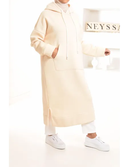 Robe tunique grande taille mastoura ample pour modest fashion hiver