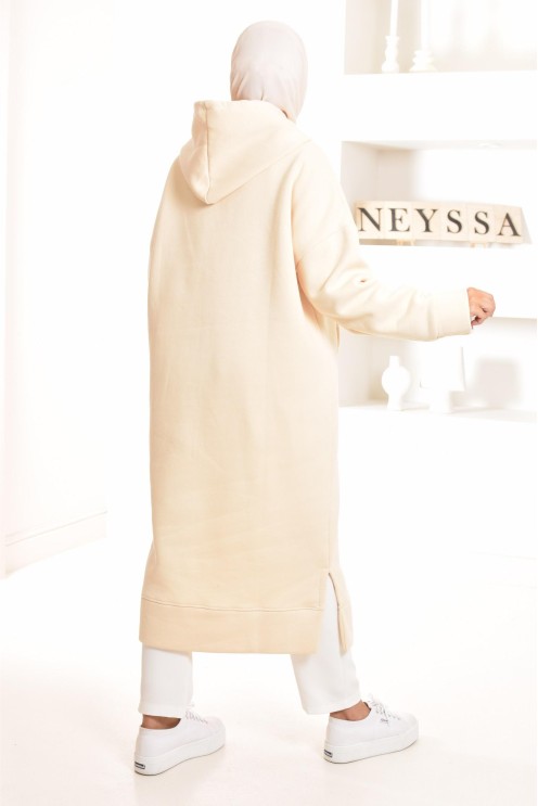 Robe tunique grande taille mastoura ample pour modest fashion hiver