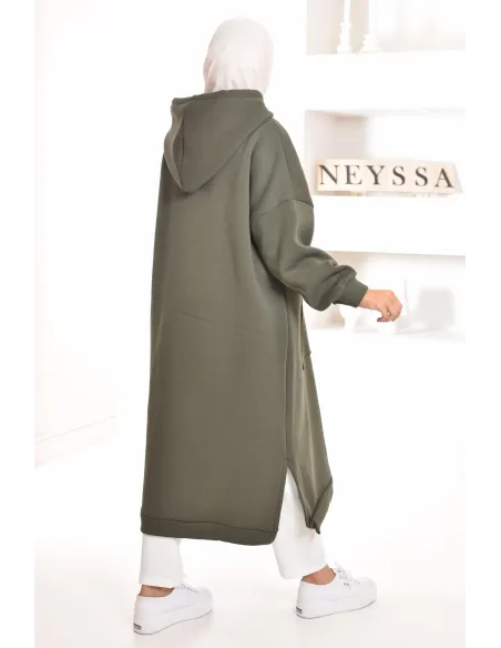 Robe tunique grande taille mastoura ample pour modest fashion hiver