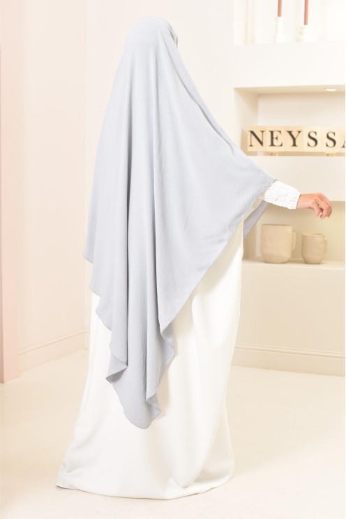 Long khimar pointu pour femme musulmane hijab légiféré