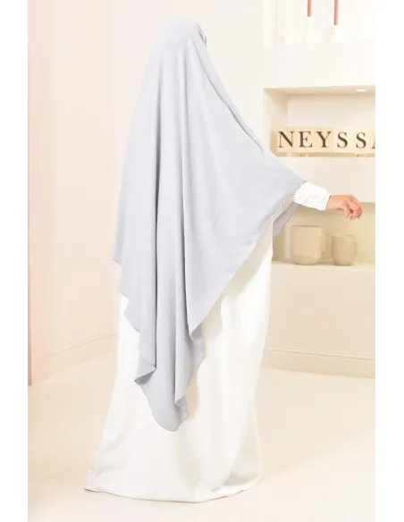 Long khimar pointu pour femme musulmane hijab légiféré