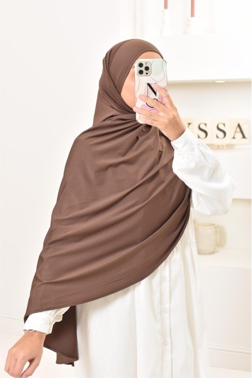 Satin pleated hijab perfect for celebrations like Eid or weddings