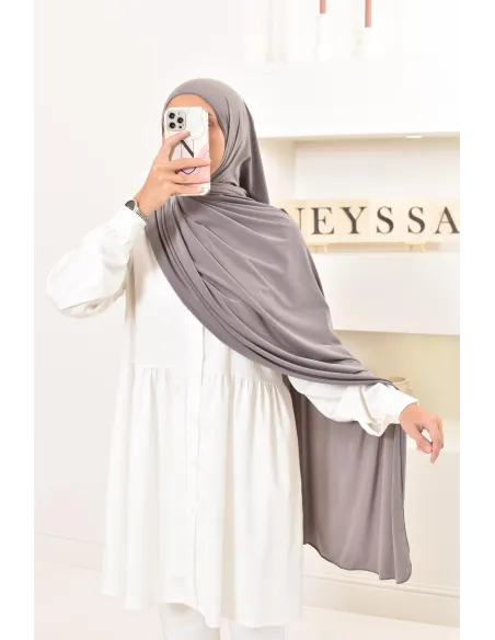 Hijab jersey premium de neyssa shop création, hijab qualité lycra