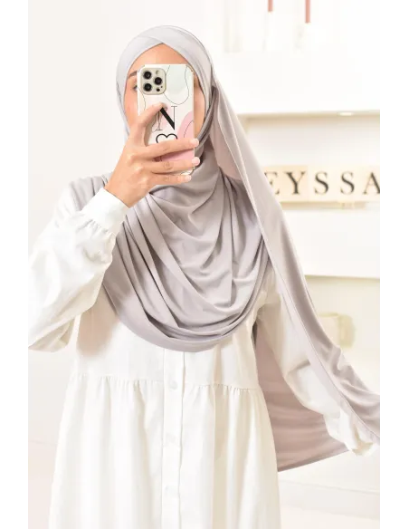 Hijab à enfiler jersey  Neyssa création, hijab haute qualité lycra
