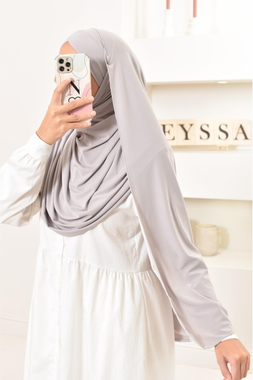 Hijab à enfiler jersey  Neyssa création, hijab haute qualité lycra