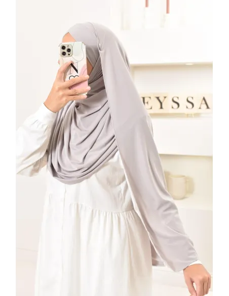 Hijab à enfiler jersey  Neyssa création, hijab haute qualité lycra