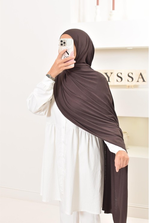 hijab long  xxl jersey de viscose idéal pour hijabi femme voilée