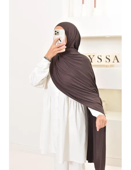 hijab long  xxl jersey de viscose idéal pour hijabi femme voilée