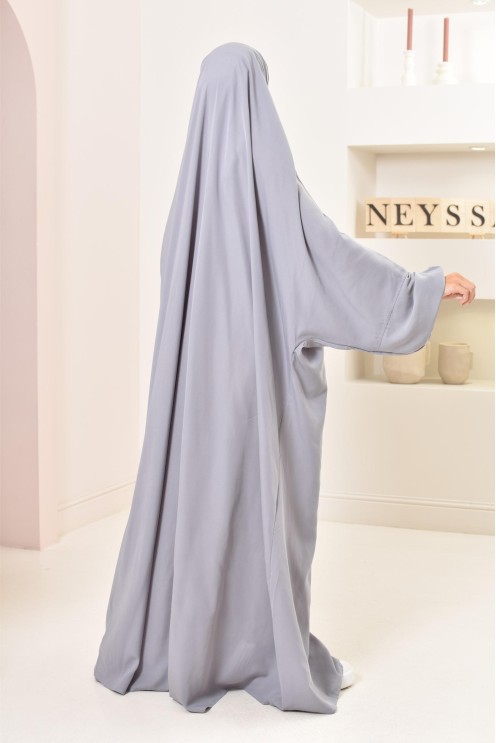 Jilbab une pièce long fluide et pas cher
