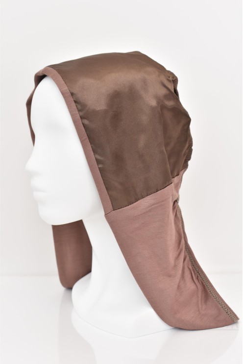 bonnet satin cheveux pour hijab, protection cheveux pour femme voilée