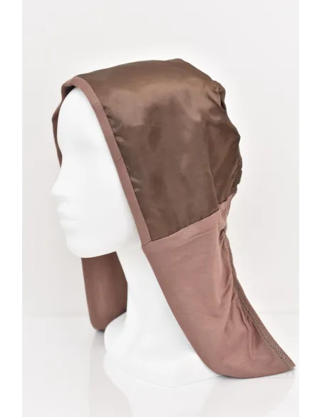 bonnet satin cheveux pour hijab, protection cheveux pour femme voilée