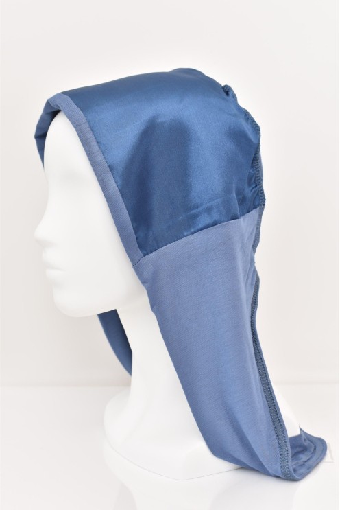 bonnet satin cheveux pour hijab, protection cheveux pour femme voilée