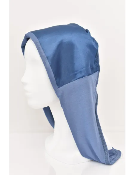 bonnet satin cheveux pour hijab, protection cheveux pour femme voilée