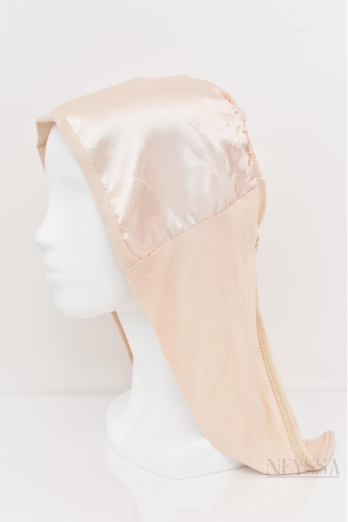 bonnet satin cheveux pour hijab, protection cheveux pour femme voilée