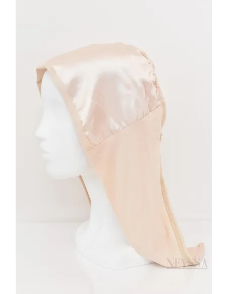 bonnet satin cheveux pour hijab, protection cheveux pour femme voilée