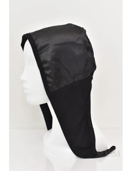 bonnet satin cheveux pour hijab, protection cheveux pour femme voilée