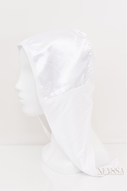 bonnet satin cheveux pour hijab, protection cheveux pour femme voilée