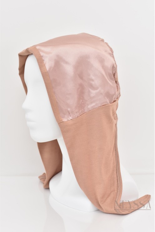 bonnet satin cheveux pour hijab, protection cheveux pour femme voilée