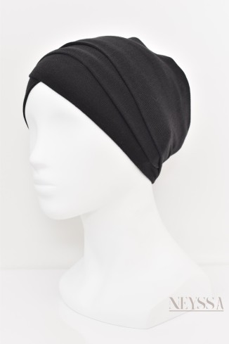 PEALOVCOM Bonnet Sous Hijab Coton - Lot De 4 - Turban Élastique Femme Musulmane - Adjustable Et Confortable