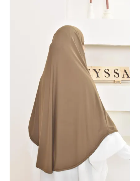 Khimar court fluide en jersey premium pas cher pour femme musulmane