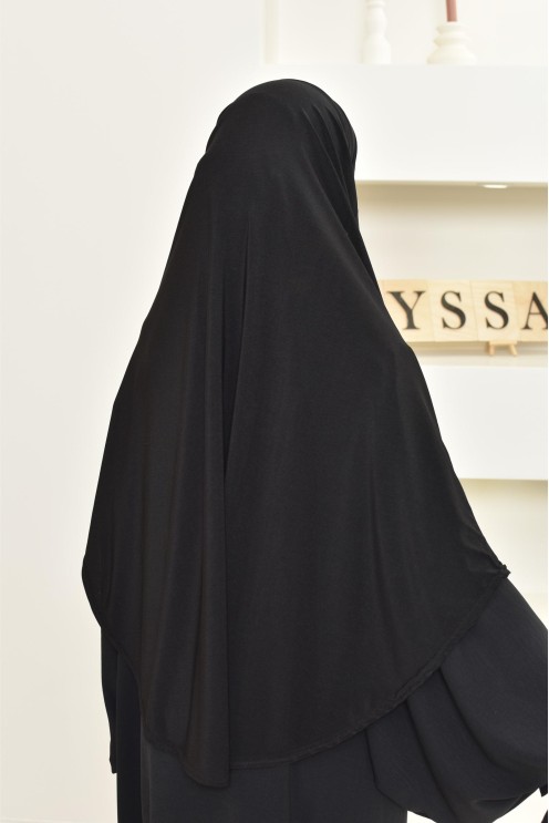 Khimar court fluide en jersey premium pas cher pour femme musulmane