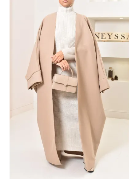 Manteau papillon farasha oversize d'hiver convient pour vos abaya vos jilbab