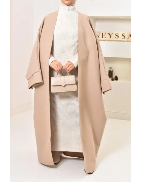 Manteau papillon farasha oversize d'hiver convient pour vos abaya vos jilbab