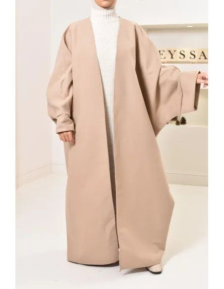 Manteau papillon farasha oversize d'hiver convient pour vos abaya vos jilbab