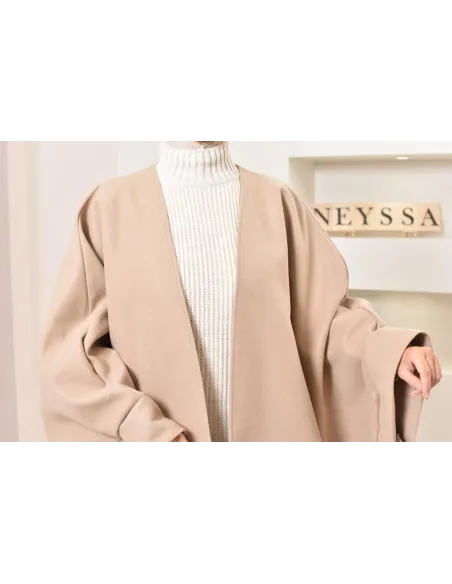 Manteau papillon farasha oversize d'hiver convient pour vos abaya vos jilbab