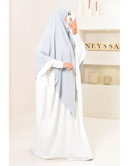 Long khimar pointu pour femme musulmane hijab légiféré