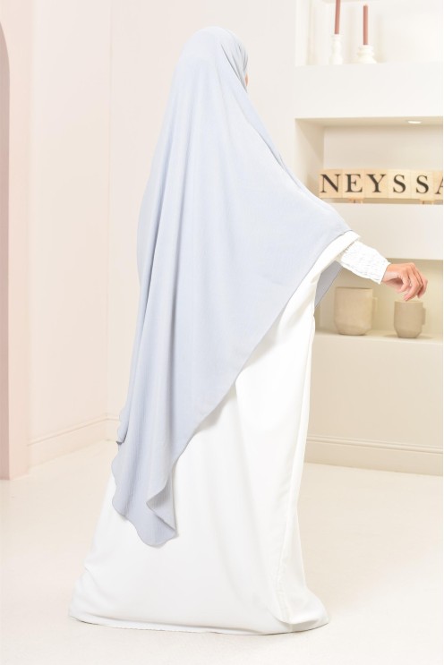 Long khimar pointu pour femme musulmane hijab légiféré