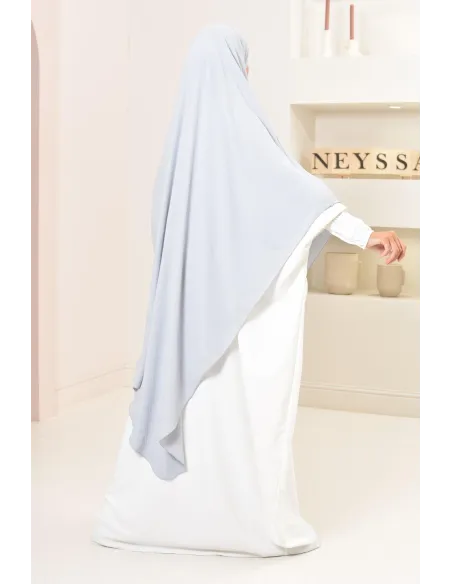 Long khimar pointu pour femme musulmane hijab légiféré