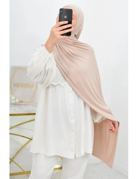 hijab long  xxl jersey de viscose idéal pour hijabi femme voilée