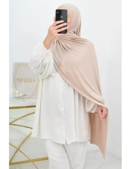 hijab long  xxl jersey de viscose idéal pour hijabi femme voilée