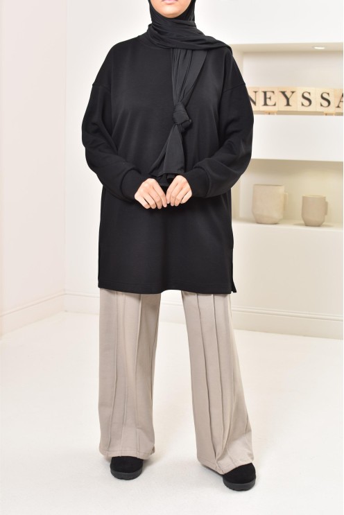 Pantalon femme, bien chaud pour l'hiver, coupe ample, 100% coton