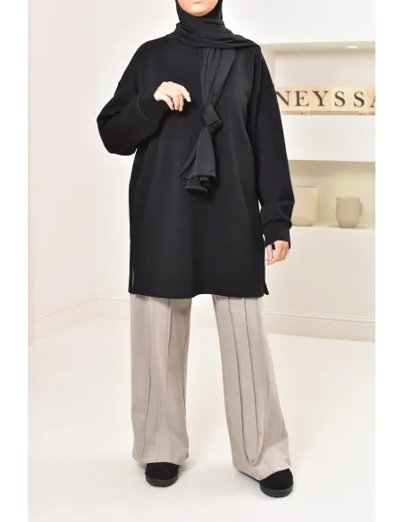 Pantalon femme, bien chaud pour l'hiver, coupe ample, 100% coton