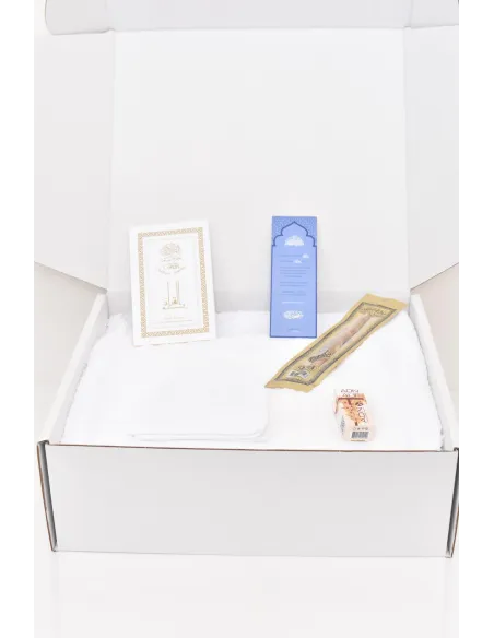 Geschenkbox Hajj oder Omra für Männer, Geschenkidee für die Pilgerfahrt der Muslime.