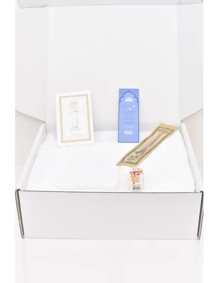 Geschenkbox Hajj oder Omra für Männer, Geschenkidee für die Pilgerfahrt der Muslime.