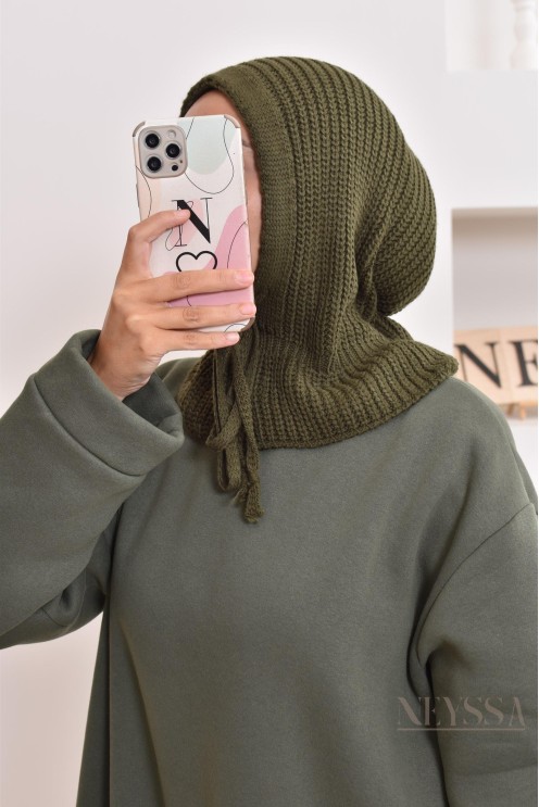 Mesh balaclava for hijabi, warm, essential for this winter