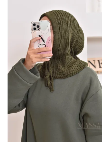 Mesh balaclava for hijabi, warm, essential for this winter