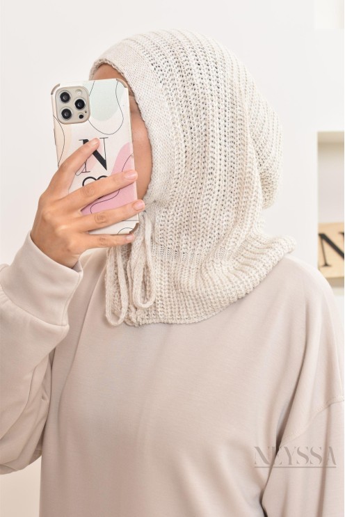 Mesh balaclava for hijabi, warm, essential for this winter
