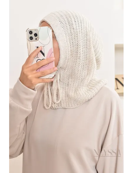 Mesh balaclava for hijabi, warm, essential for this winter