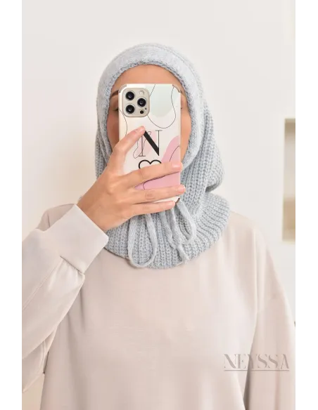 Mesh balaclava for hijabi, warm, essential for this winter
