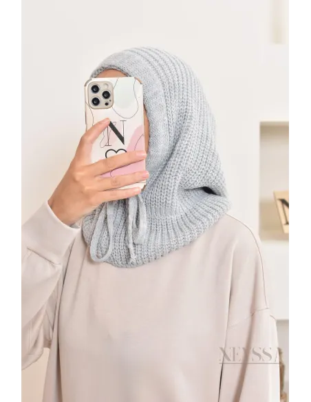 Mesh balaclava for hijabi, warm, essential for this winter