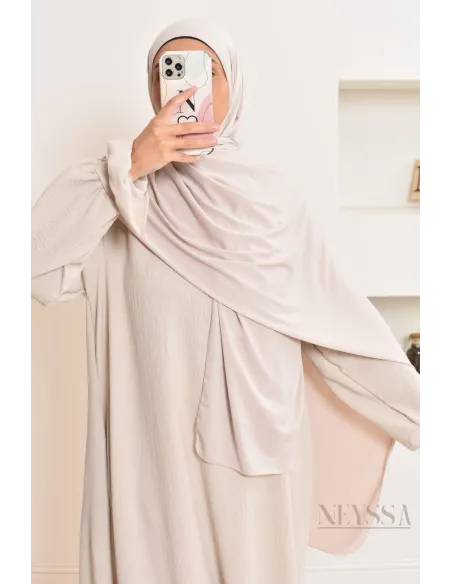 hijab à enfiler jersey premium, pratique et confortable, hijab pas cher