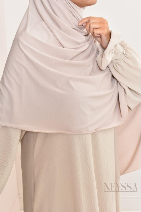 hijab à enfiler jersey premium, pratique et confortable, hijab pas cher