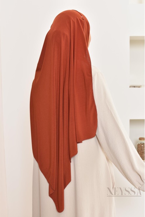 hijab à enfiler jersey premium, pratique et confortable, hijab pas cher