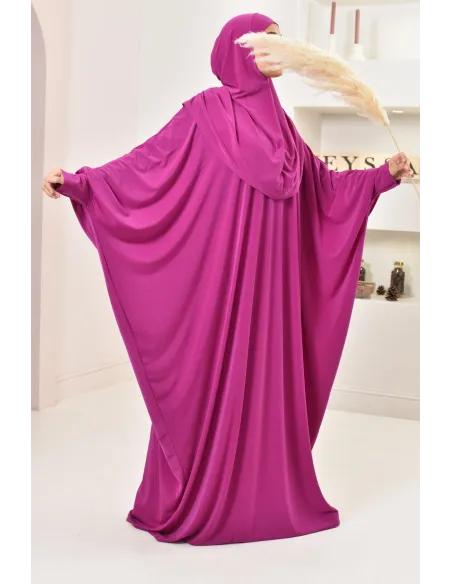 Robe de prière ample tenue de prière hijab intégré facile à enfiler