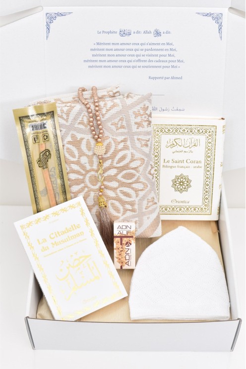 Coffret homme, idéal pour cadeau, tapis de prière,coffret cadeau homme