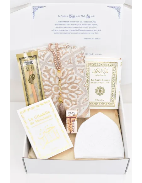 Coffret homme, idéal pour cadeau, tapis de prière,coffret cadeau homme